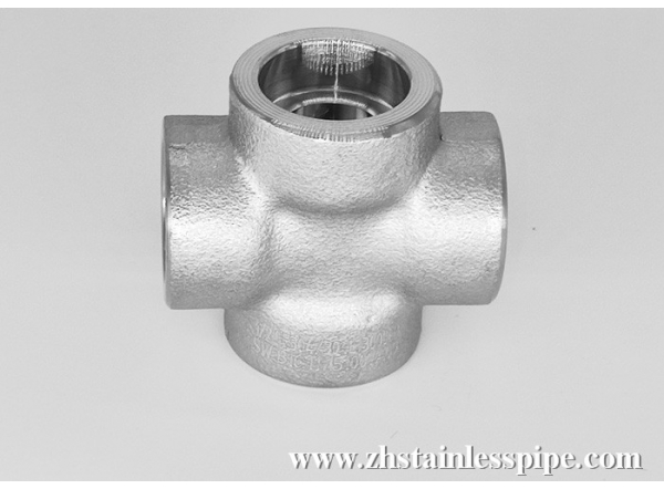 Hige Pressure Socket Welded Forged Stainless Steel Cross Pipe Fittings