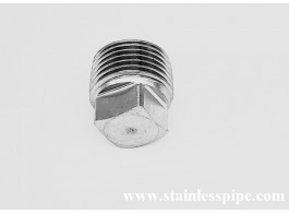 stainless steel forged square solid threaded plug