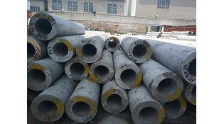 Large diameter stainless steel pipe coating, surface treatment and painting process